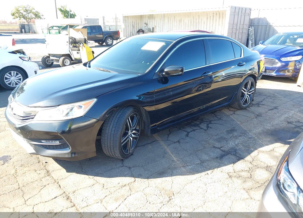2016 HONDA ACCORD SPORT VIN: 1HGCR2F50GA023883