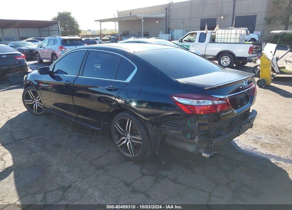 2016 HONDA ACCORD SPORT VIN: 1HGCR2F50GA023883