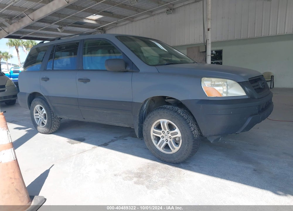 2005 HONDA PILOT EX-L VIN: 5FNYF186X5B066029