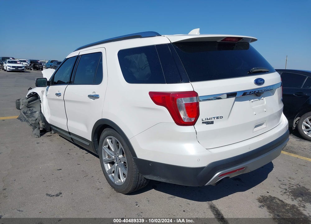 2017 FORD EXPLORER LIMITED VIN: 1FM5K7FH8HGD10224