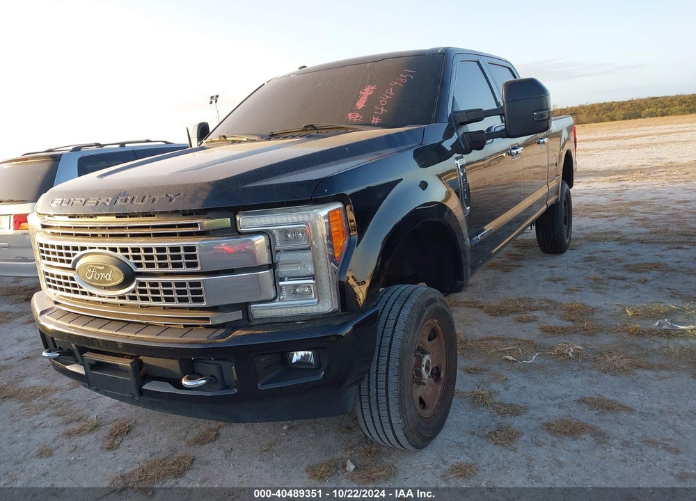 2017 FORD F-250 PLATINUM VIN: 1FT7W2BT6HEE61444