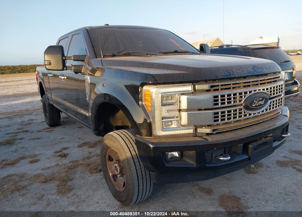 2017 FORD F-250 PLATINUM VIN: 1FT7W2BT6HEE61444