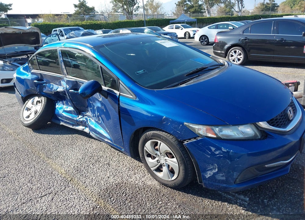 2015 HONDA CIVIC LX VIN: 2HGFB2F57FH564043