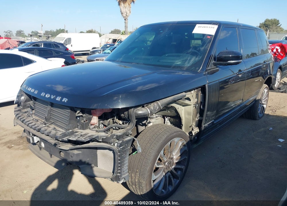 2018 LAND ROVER RANGE ROVER 5.0L V8 SUPERCHARGED VIN: SALGS5RE3JA381688