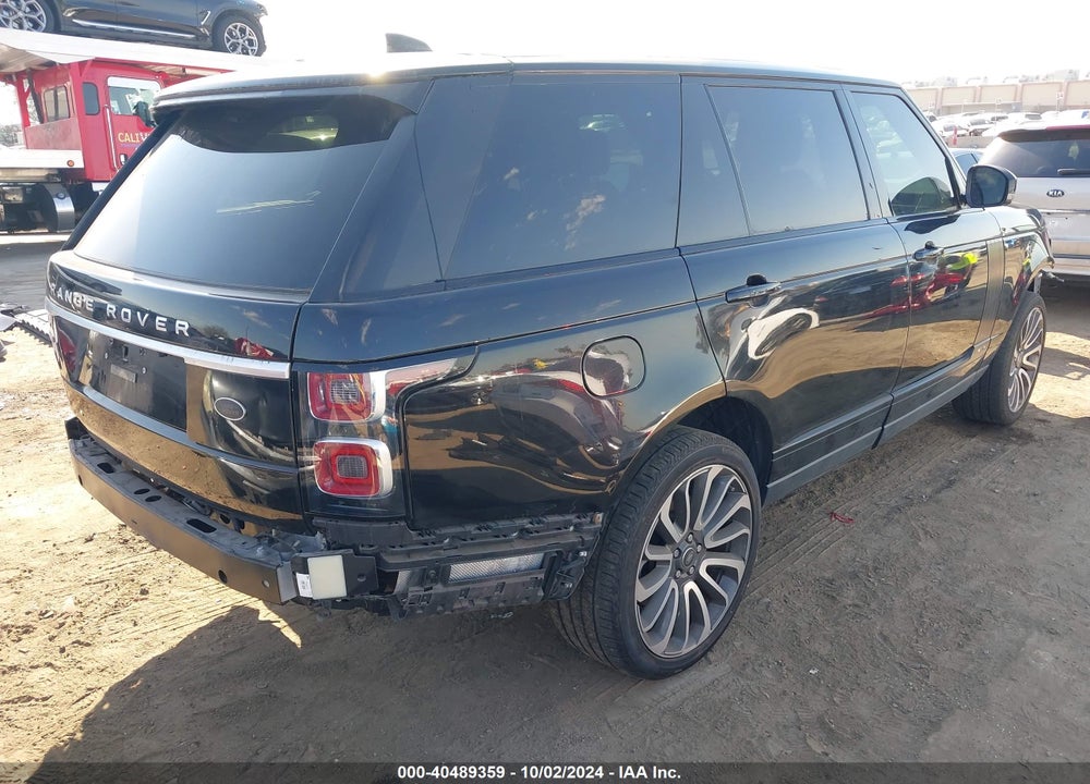 2018 LAND ROVER RANGE ROVER 5.0L V8 SUPERCHARGED VIN: SALGS5RE3JA381688