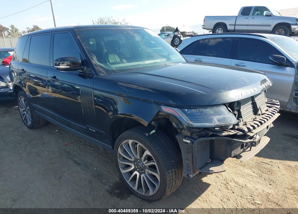 2018 LAND ROVER RANGE ROVER 5.0L V8 SUPERCHARGED VIN: SALGS5RE3JA381688