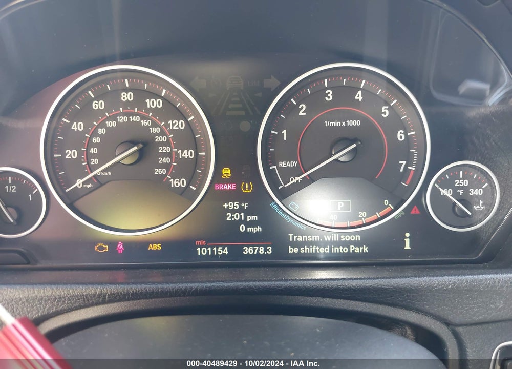 2013 BMW 328I VIN: WBA3A5C5XDF602631