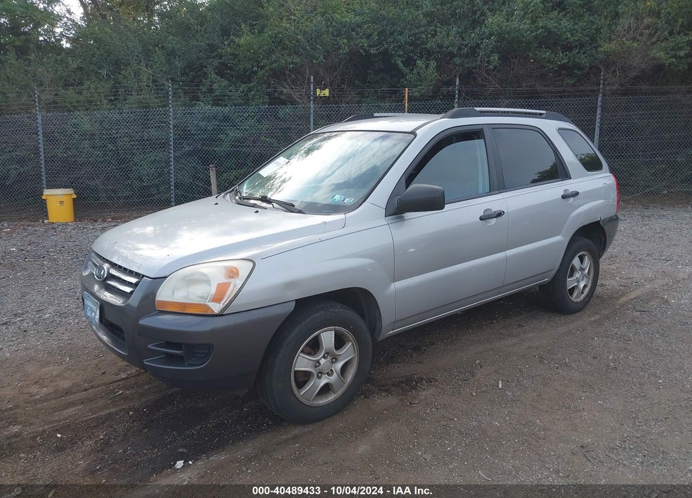 2007 KIA SPORTAGE LX VIN: KNDJF724X77348286