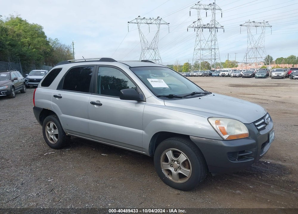 2007 KIA SPORTAGE LX VIN: KNDJF724X77348286