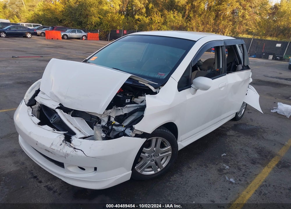 2007 HONDA FIT SPORT VIN: JHMGD38607S042498