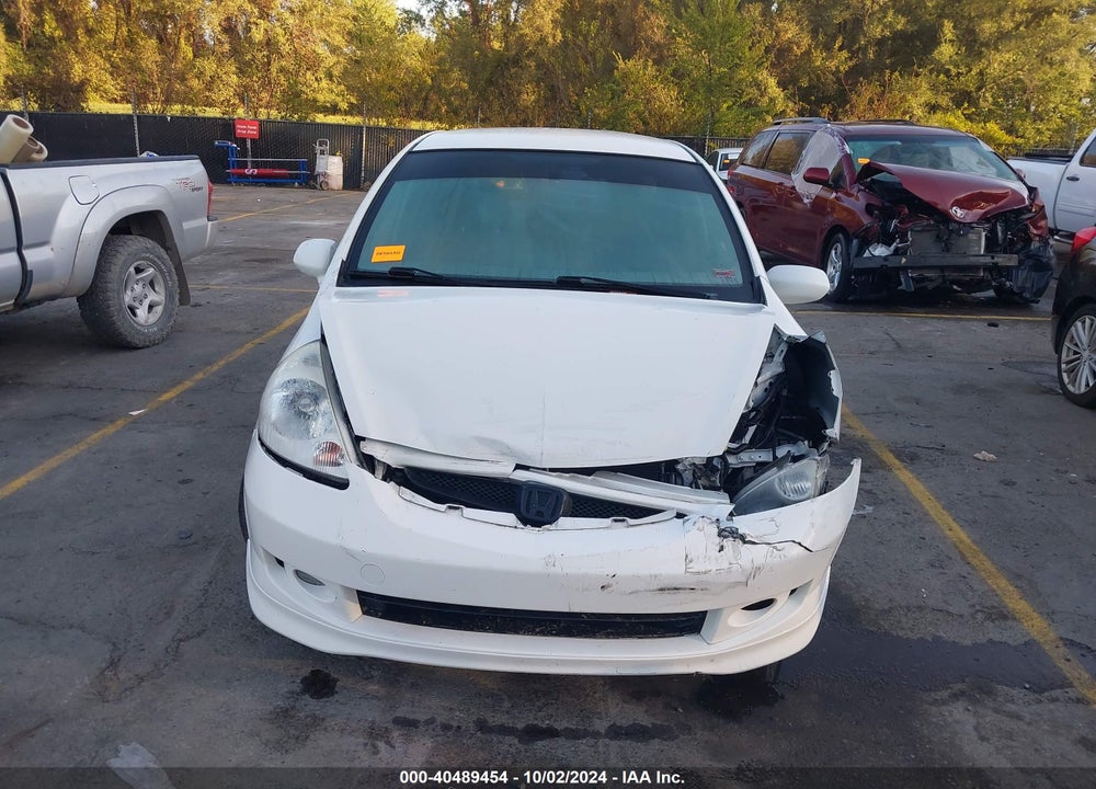 2007 HONDA FIT SPORT VIN: JHMGD38607S042498