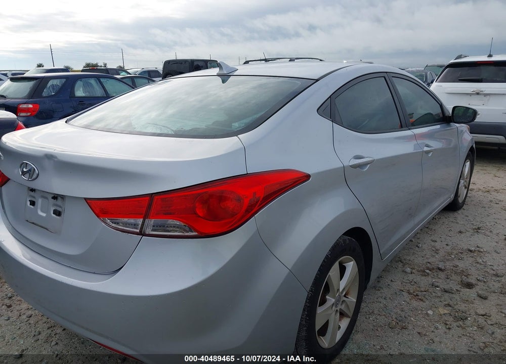 2012 HYUNDAI ELANTRA GLS VIN: 5NPDH4AE4CH101660