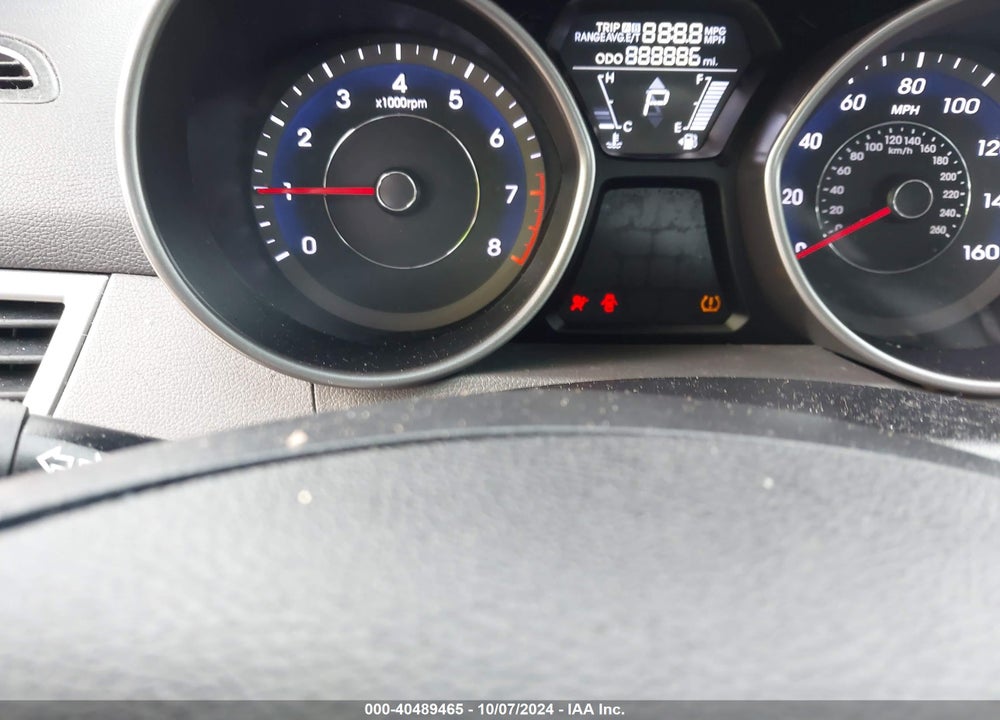 2012 HYUNDAI ELANTRA GLS VIN: 5NPDH4AE4CH101660