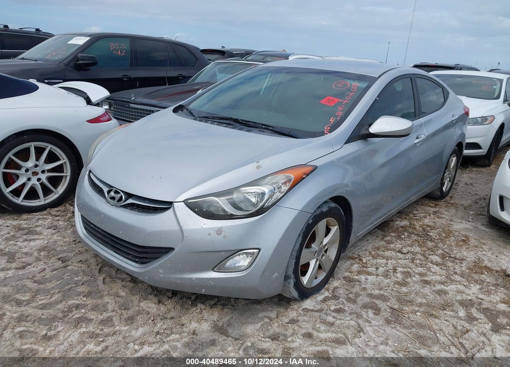 2012 HYUNDAI ELANTRA GLS VIN: 5NPDH4AE4CH101660