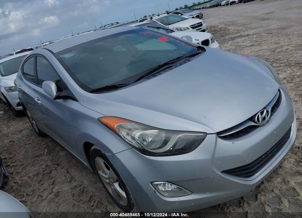 2012 HYUNDAI ELANTRA GLS VIN: 5NPDH4AE4CH101660