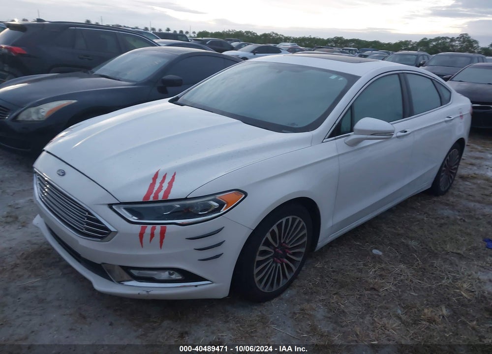 2017 FORD FUSION TITANIUM VIN: 3FA6P0K93HR161431