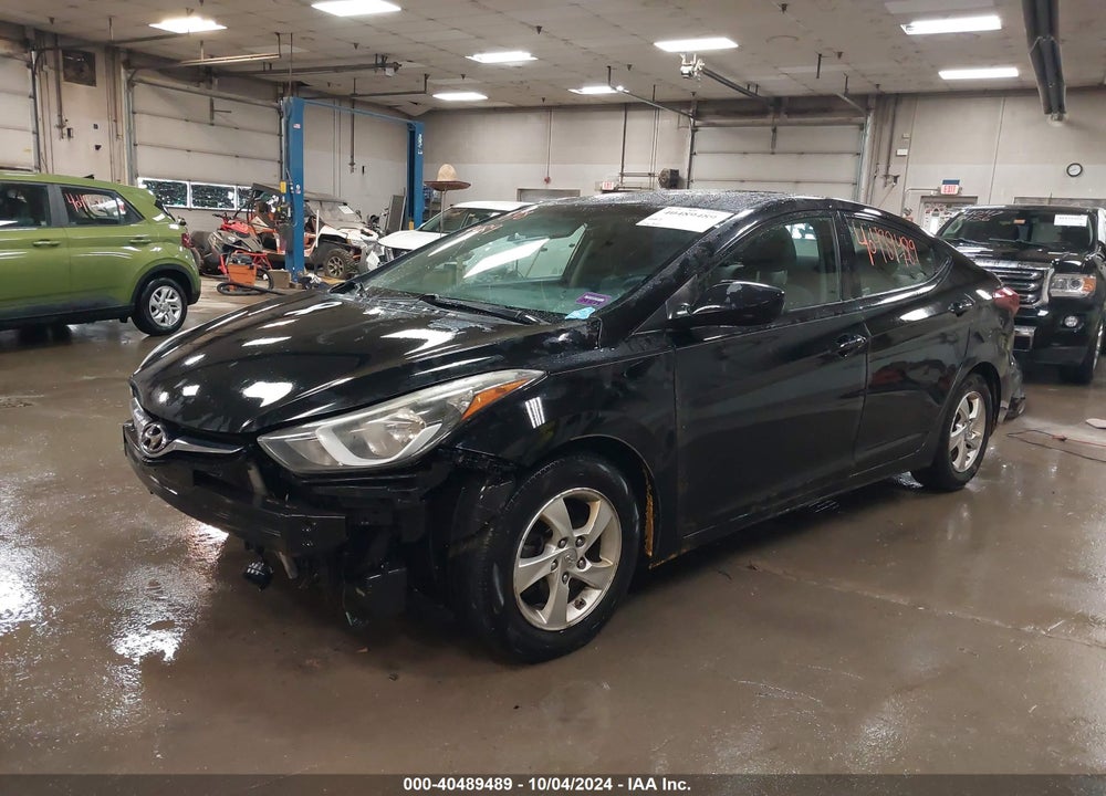 2014 HYUNDAI ELANTRA SE VIN: 5NPDH4AEXEH538405