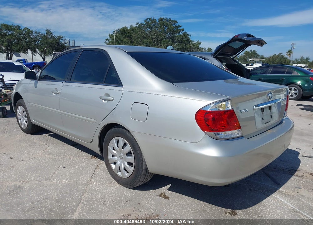 2005 TOYOTA CAMRY LE VIN: 4T1BE32K75U593314