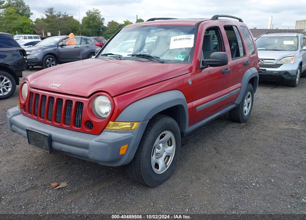 2005 JEEP LIBERTY SPORT VIN: 1J4GL48K05W717127