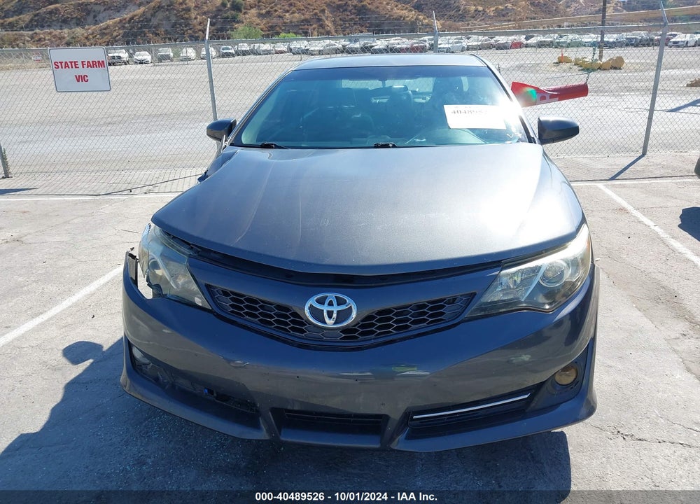 2013 TOYOTA CAMRY SE VIN: 4T1BF1FK5DU701357