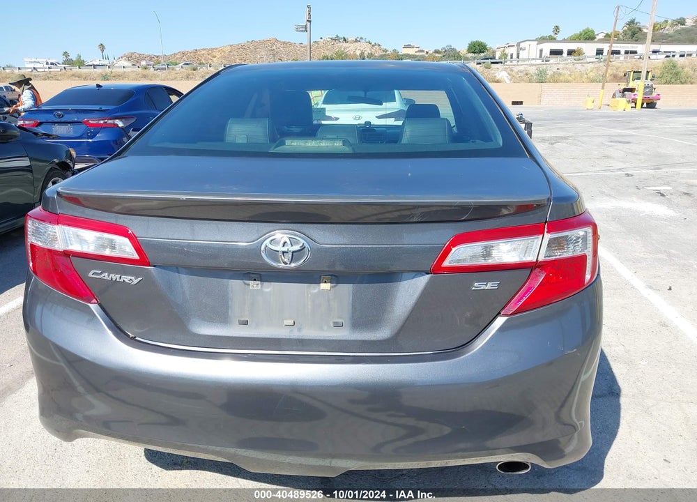 2013 TOYOTA CAMRY SE VIN: 4T1BF1FK5DU701357