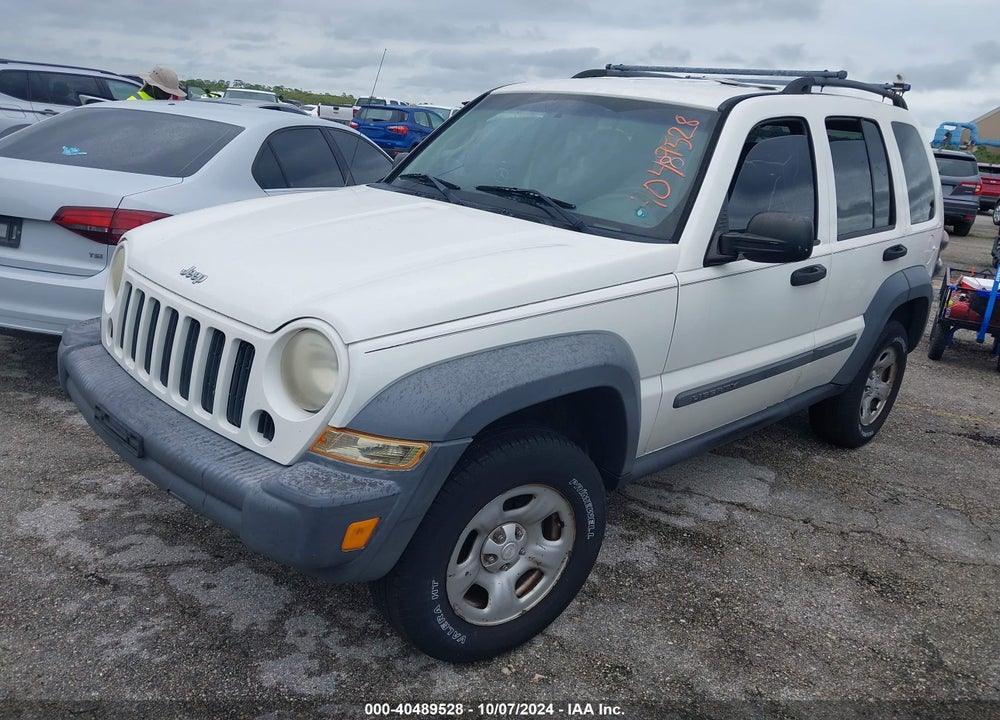 2007 JEEP LIBERTY SPORT VIN: 1J4GK48K37W672660