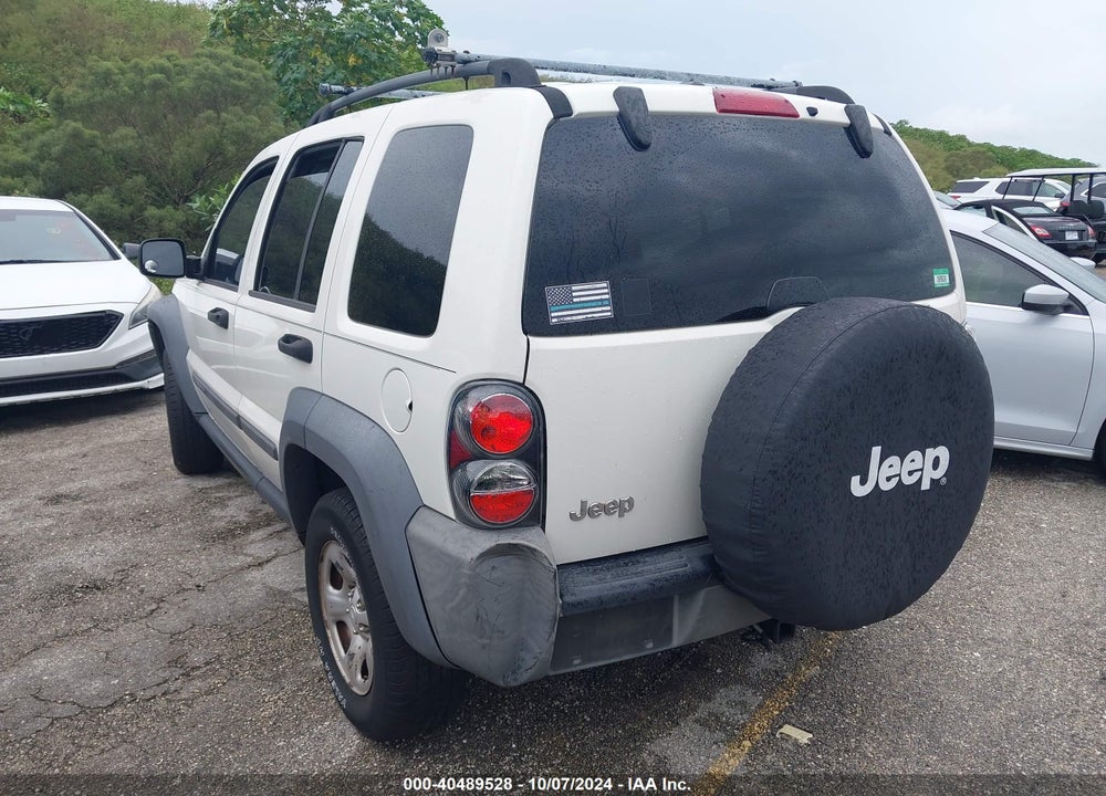2007 JEEP LIBERTY SPORT VIN: 1J4GK48K37W672660