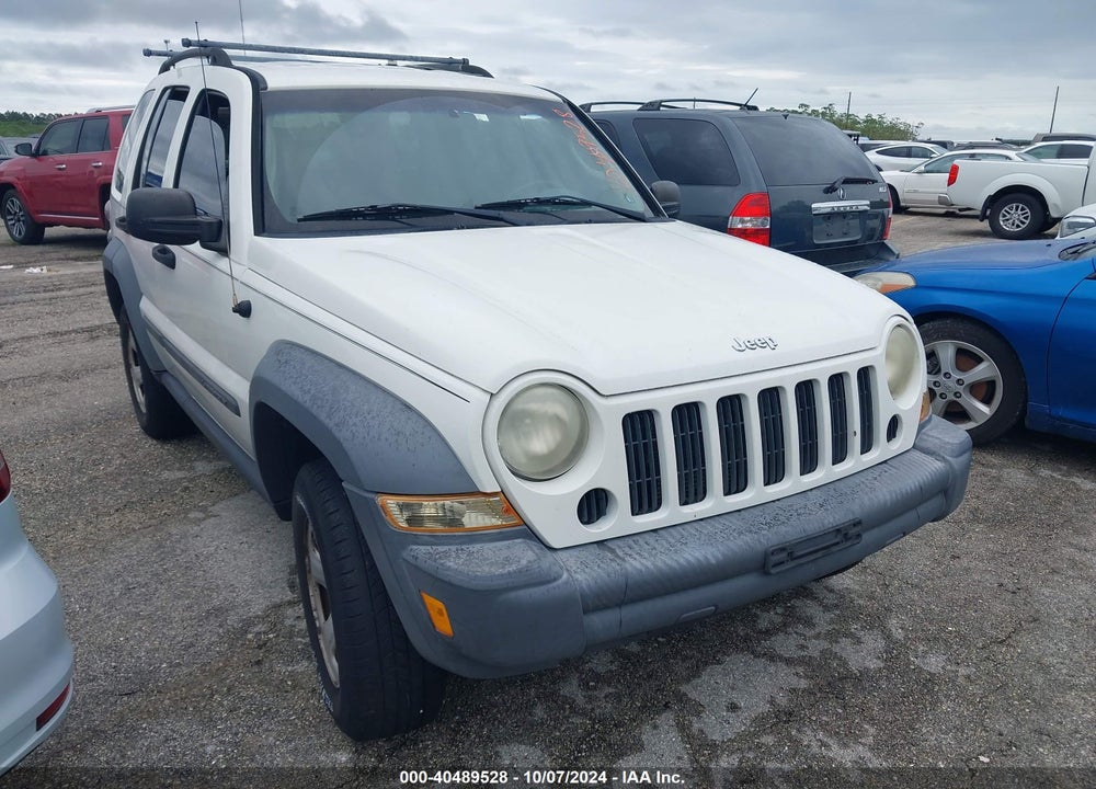 2007 JEEP LIBERTY SPORT VIN: 1J4GK48K37W672660