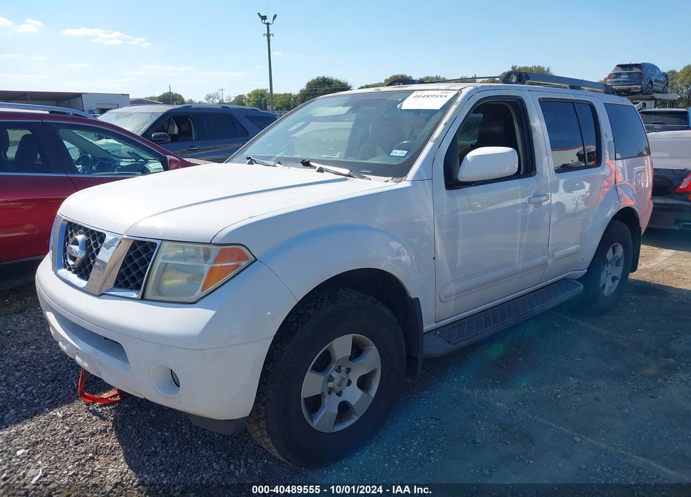 2005 NISSAN PATHFINDER SE VIN: 5N1AR18U05C781157