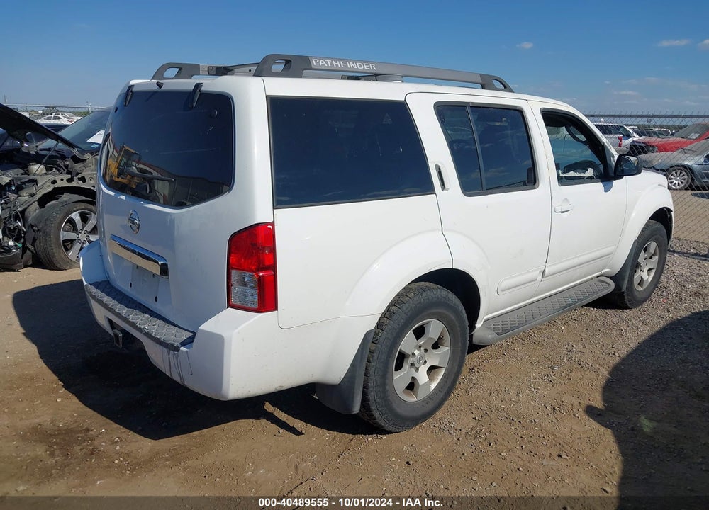 2005 NISSAN PATHFINDER SE VIN: 5N1AR18U05C781157