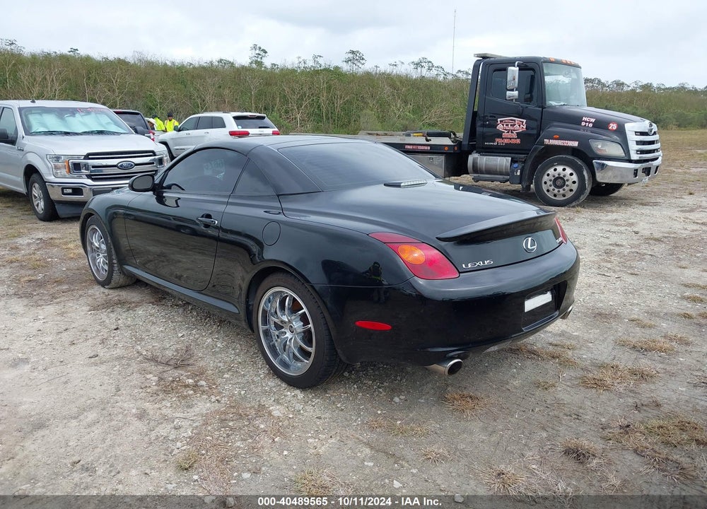 2003 LEXUS SC 430 VIN: JTHFN48Y030047612