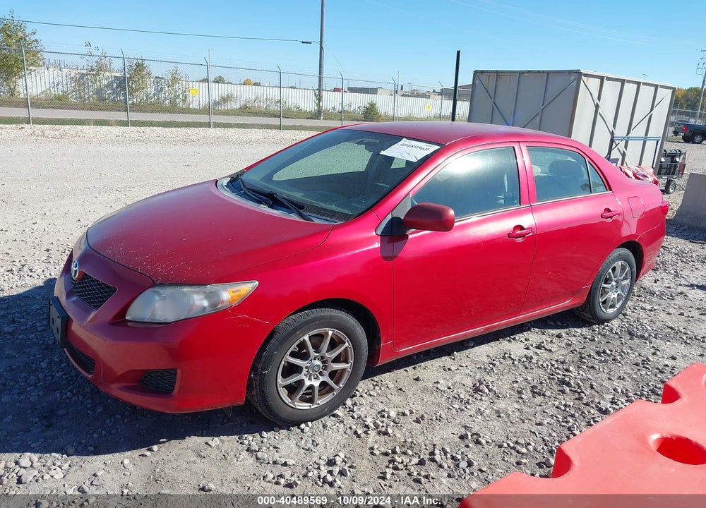2009 TOYOTA COROLLA LE VIN: 1NXBU40E89Z087714