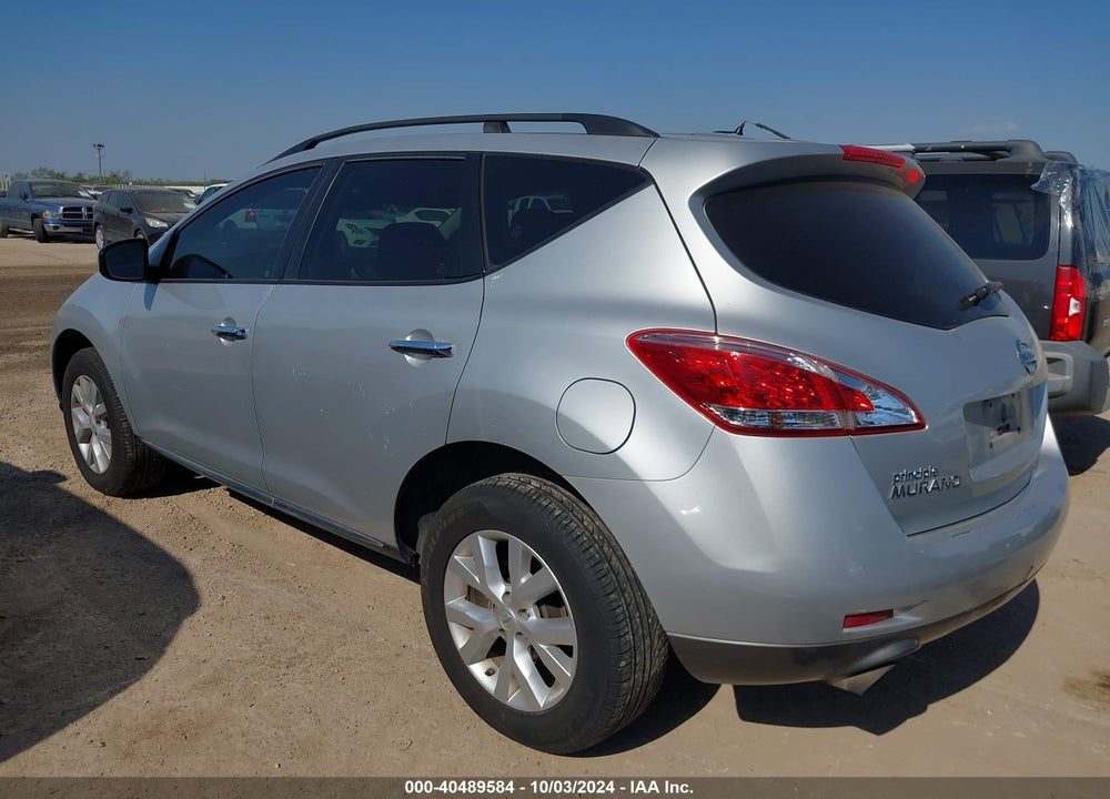 2013 NISSAN MURANO SV VIN: JN8AZ1MU1DW213706