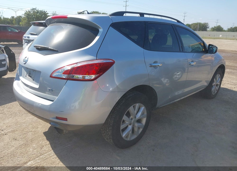 2013 NISSAN MURANO SV VIN: JN8AZ1MU1DW213706