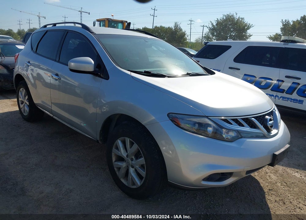 2013 NISSAN MURANO SV VIN: JN8AZ1MU1DW213706