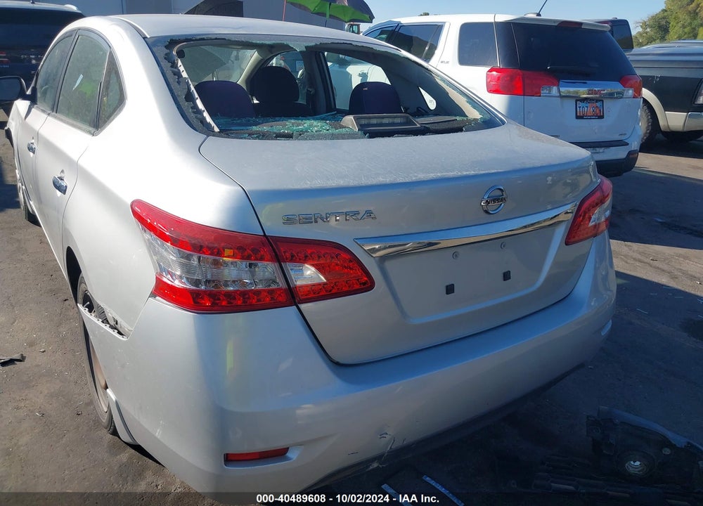 2015 NISSAN SENTRA S VIN: 3N1AB7AP5FY238091