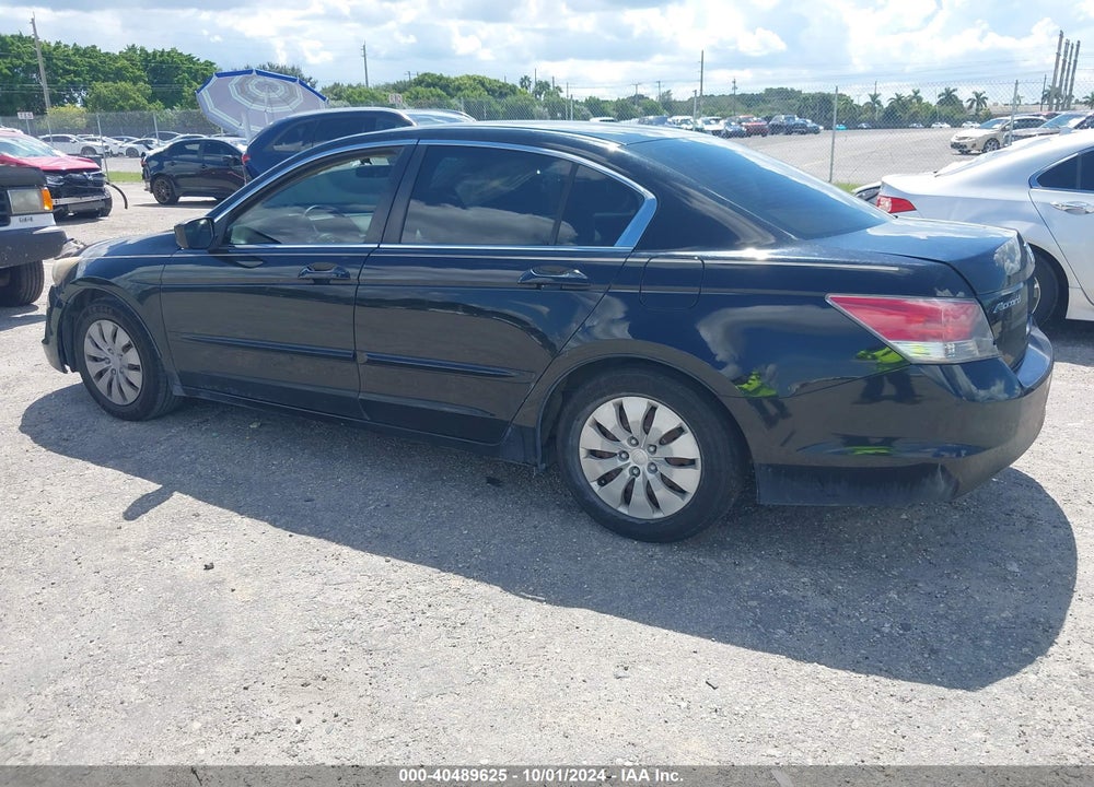 2009 HONDA ACCORD 2.4 LX VIN: 1HGCP26399A039068