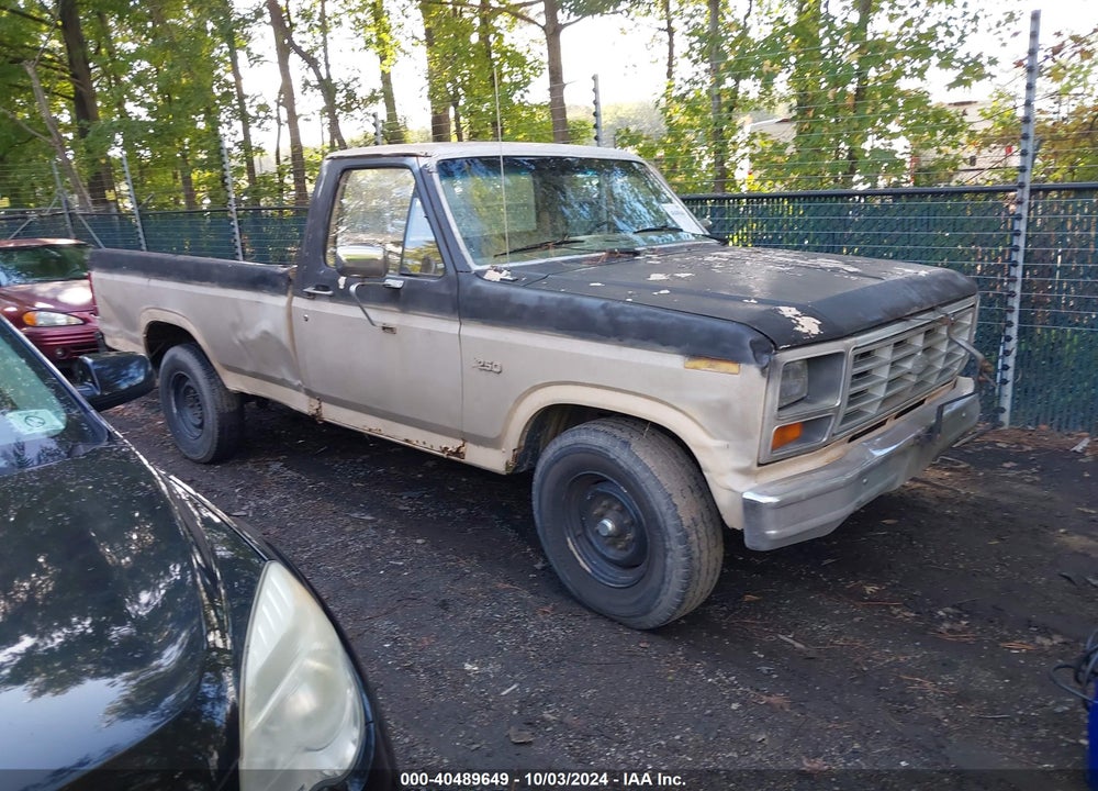 1986 FORD F250 VIN: 1FTEF25H1GNA30572