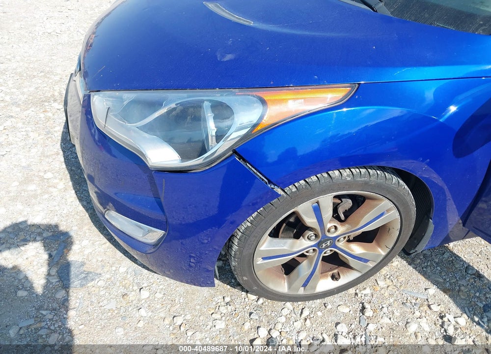2012 HYUNDAI VELOSTER BASE W/GRAY VIN: KMHTC6AD6CU031156
