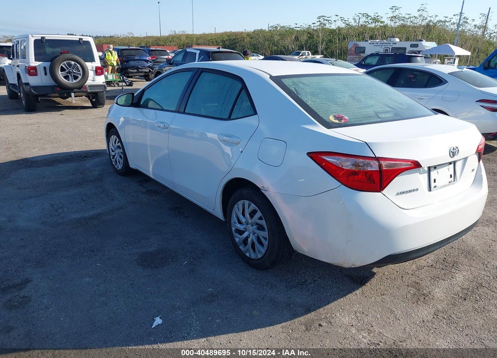 2019 TOYOTA COROLLA LE VIN: 5YFBURHE5KP891915