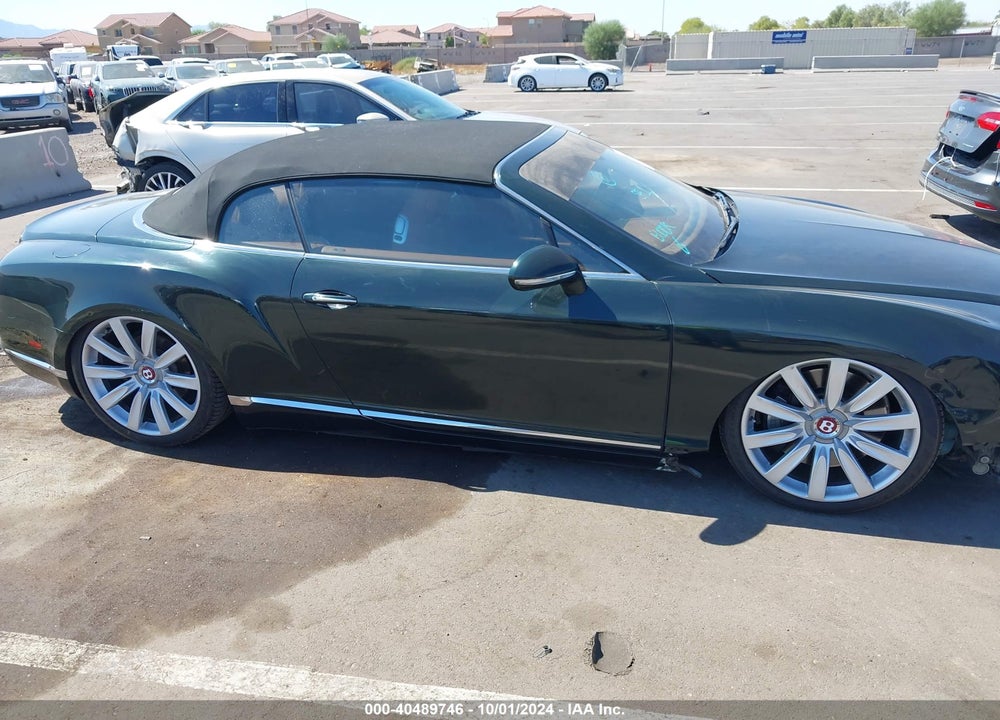 2014 BENTLEY CONTINENTAL GTC V8 VIN: SCBGT3ZA1EC090707