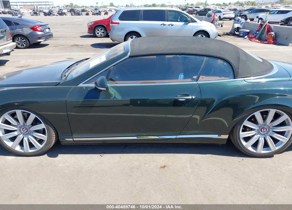2014 BENTLEY CONTINENTAL GTC V8 VIN: SCBGT3ZA1EC090707