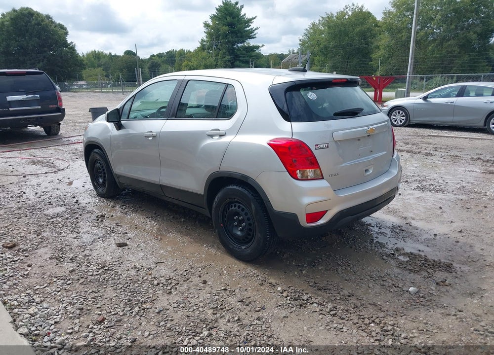 2018 CHEVROLET TRAX VIN: 3GNCJKSB1JL205407