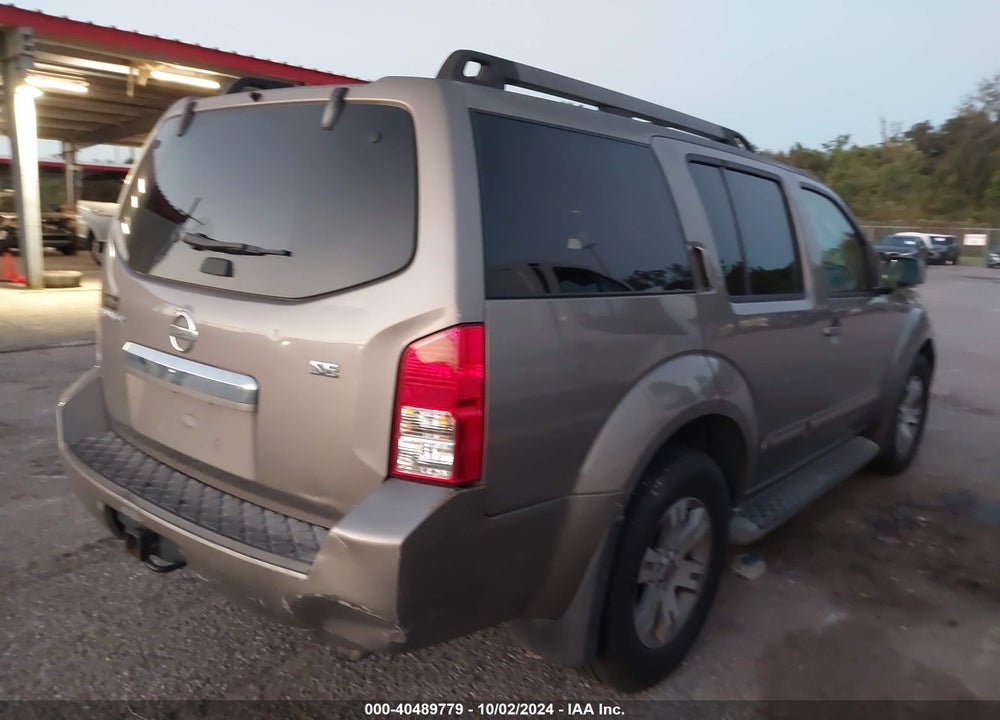2009 NISSAN PATHFINDER SE VIN: 5N1AR18U29C617799