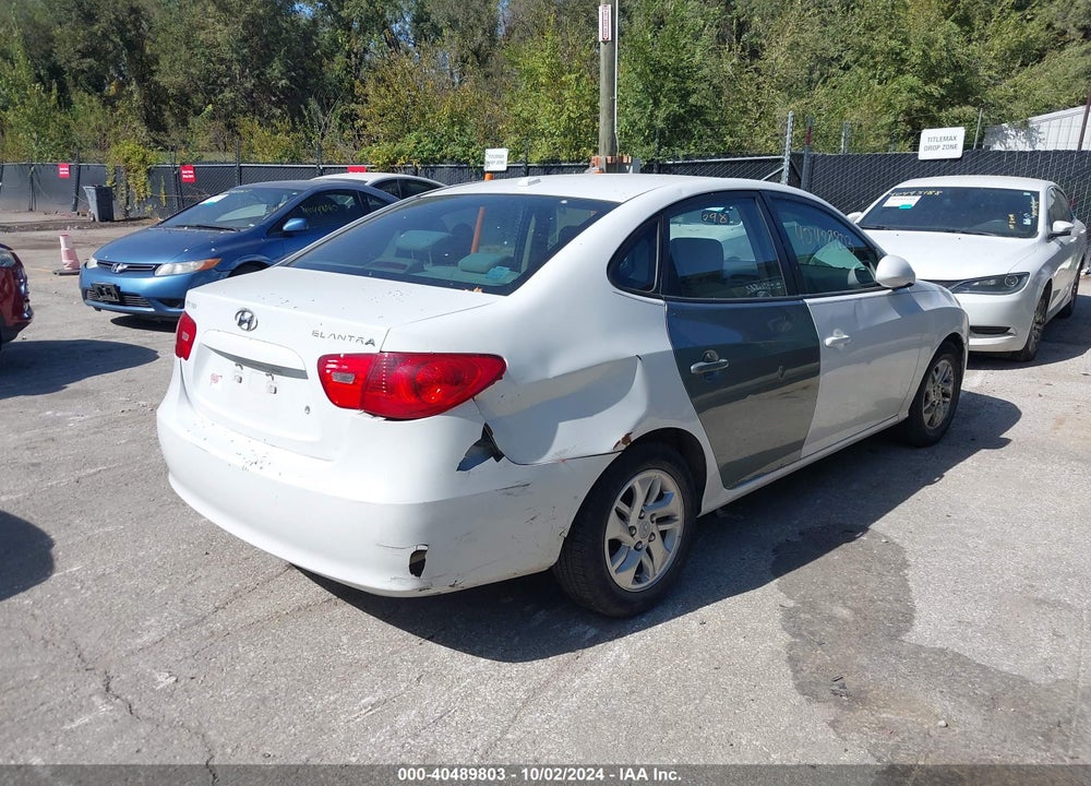 2008 HYUNDAI ELANTRA GLS/SE VIN: KMHDU46D18U339034