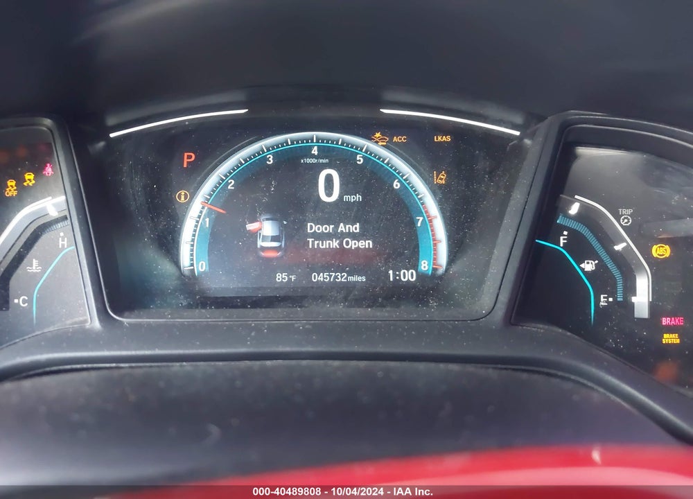 2019 HONDA CIVIC LX VIN: 19XFC2F69KE044744