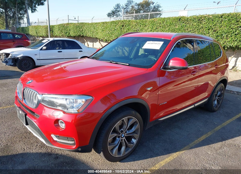 2017 BMW X3 XDRIVE28I VIN: 5UXWX9C54H0D99638