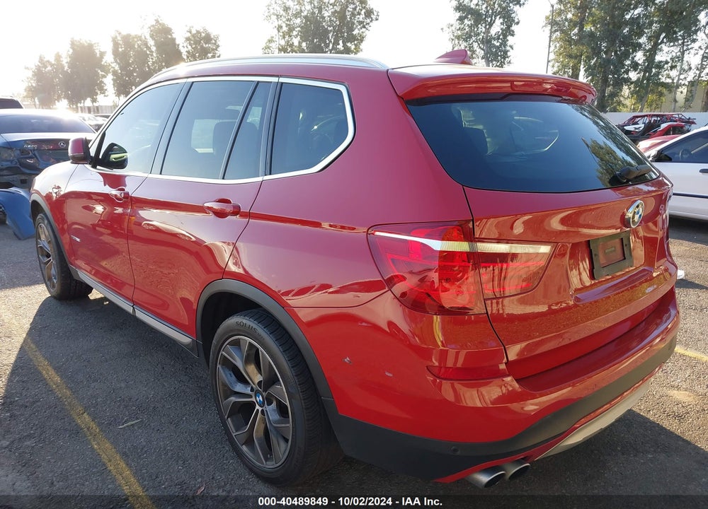 2017 BMW X3 XDRIVE28I VIN: 5UXWX9C54H0D99638