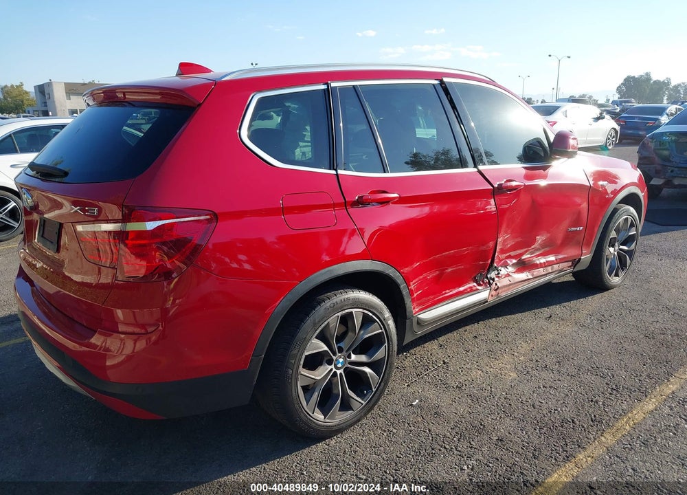2017 BMW X3 XDRIVE28I VIN: 5UXWX9C54H0D99638