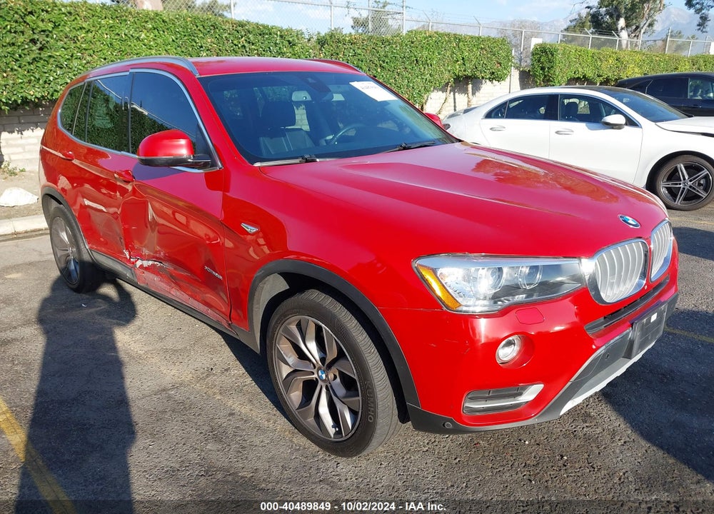 2017 BMW X3 XDRIVE28I VIN: 5UXWX9C54H0D99638